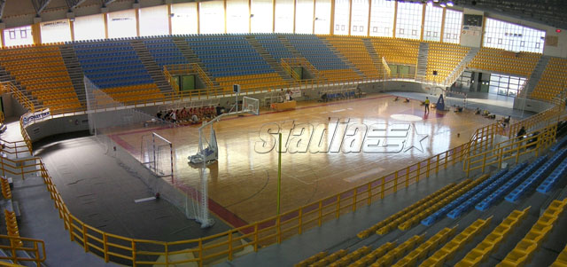 The interior of Xanthi Arena - Click to enlarge!